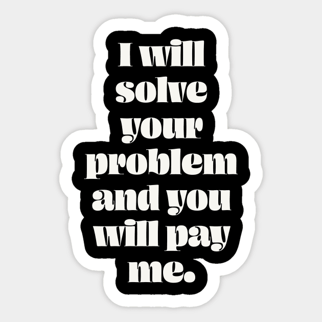 I will solve your problem Sticker by payme